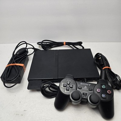 Sony PlayStation 2 PS2 Slim Console (SCPH-77001) w/ Cords