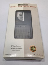 AUDIOSONIC Micro Cassette Recorder BOXED