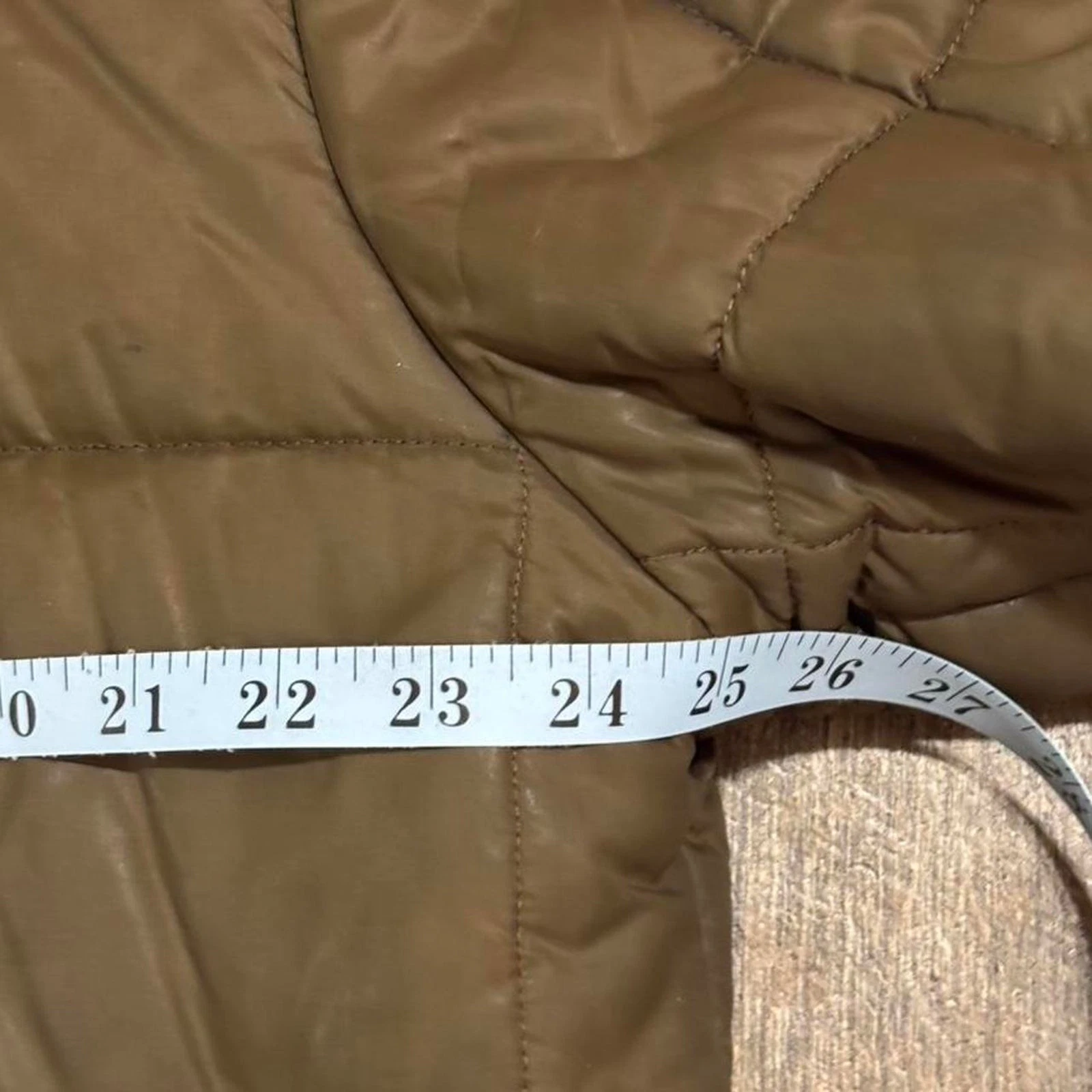 Vintage 70s Quilted Puffer Chore Jacket With Faux Fur Collar Size Men’s 2XL image 5