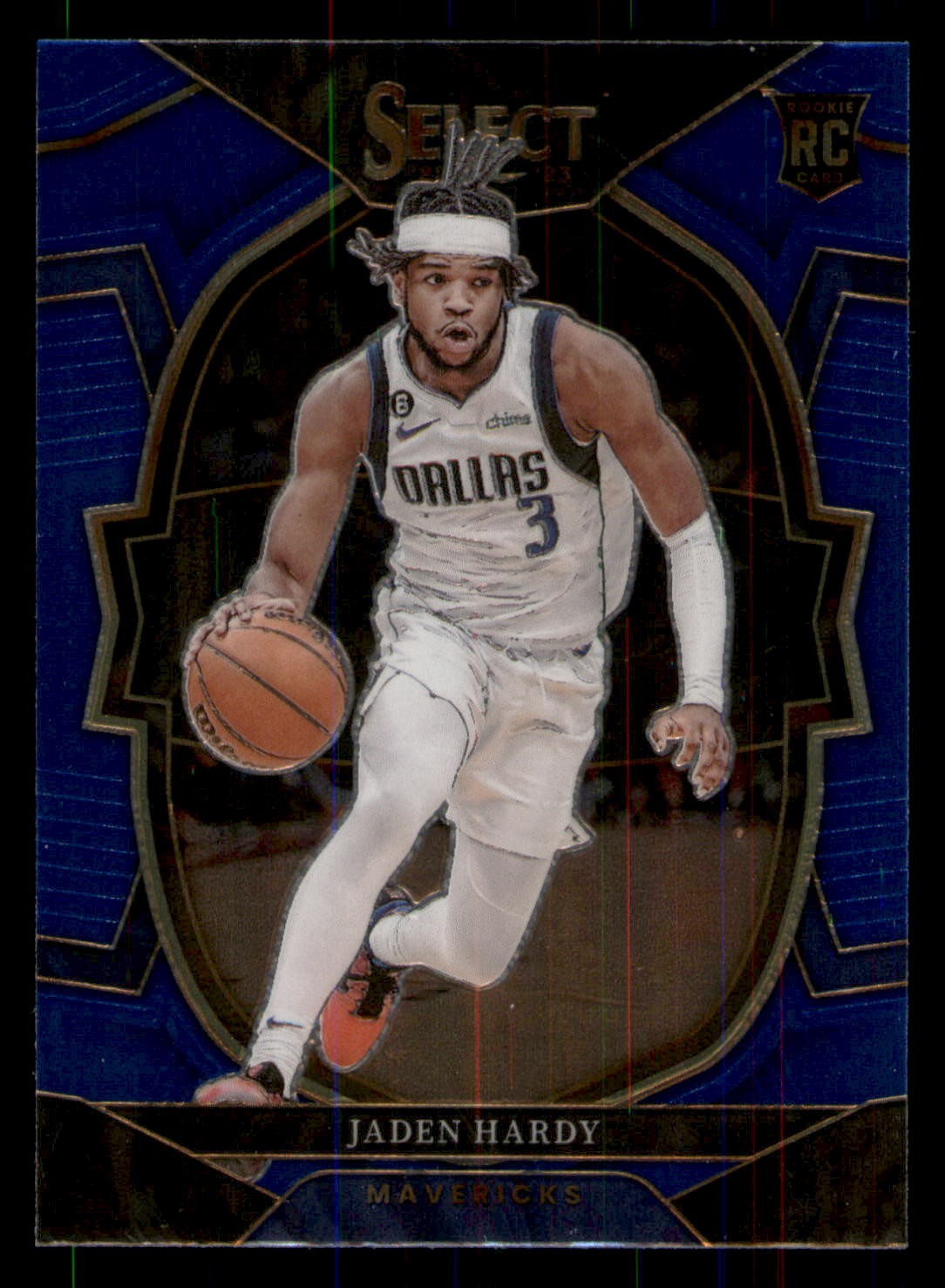 Jaden Hardy 2022-23 Panini Select #80 Blue (Retail Base) RC Dallas Mavericks