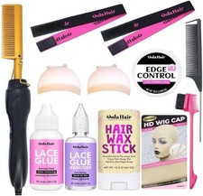 Dolahair Electric Hot Comb for Wigs Hair Straightener Electric Pressing Combs