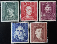 TIMBRES de POLOGNE - OCCUPATION ALLEMANDE N°131/135 NEUF ** LUXE MNH