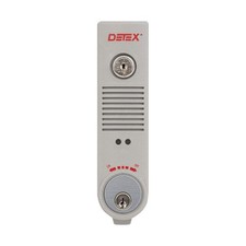 DETEX EAX-300 GRAY W-CYL Exit Door Alarm,Gray,Plastic,100 dB 44ZV05