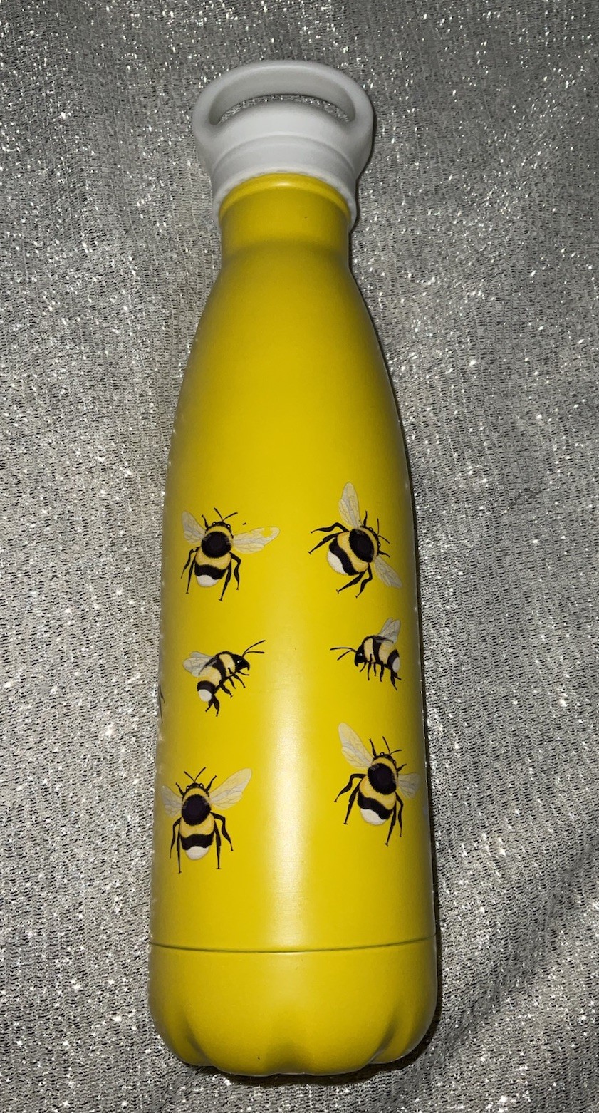 Yellow Bumblebee Water Bottle 500ml Stainless Steel -430001639631 Bees