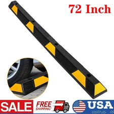 72" Rubber Parking Curb Heavy Duty Parking Lot Stopper Truck Floor Stopper