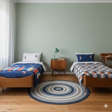 Vintage Single Beds Veneered Wood Design Italy 1960s Originals