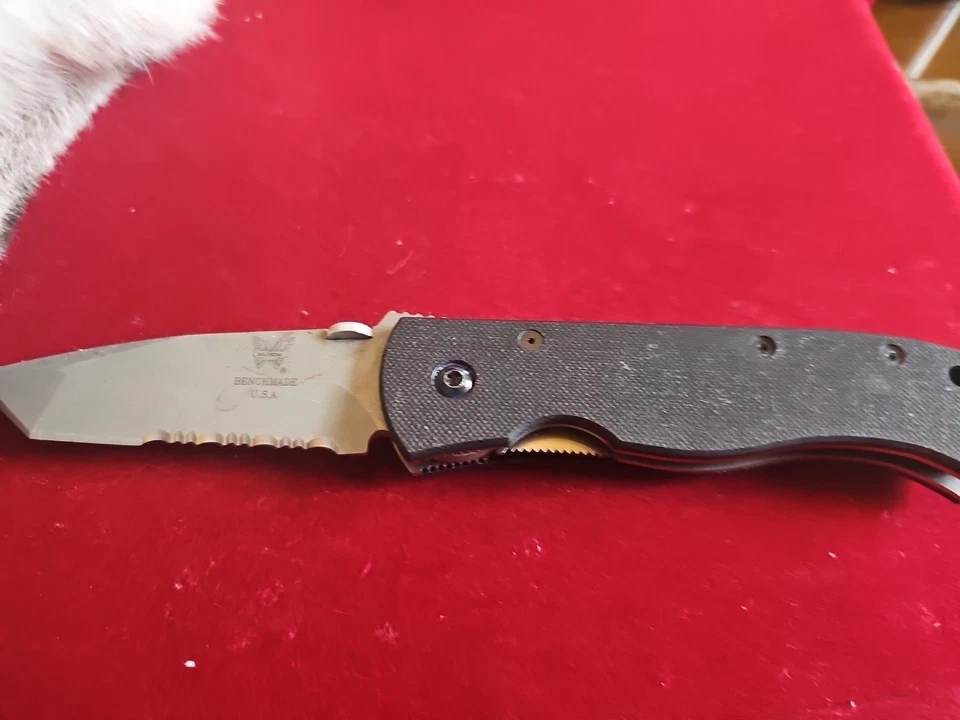 BENCHMADE 🦋 975S 'Spec- War' ⚡CQC-7⚡ Emerson (TITAN/G10/ATS-34  - Image 4 of 4