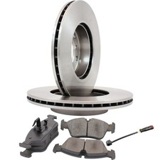 ATE Set Bremsscheiben hinten belüftet + Bremsbeläge für BMW 5er Gran Turismo