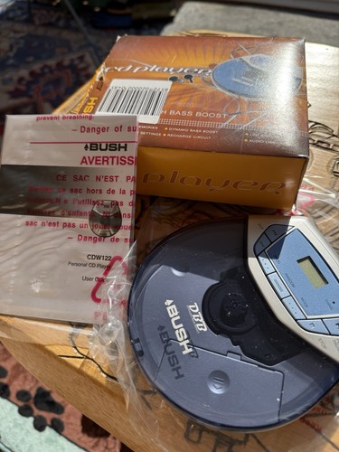 BUSH CDW122 Personal CD player With Original Box & Never Used - Picture 1 of 6