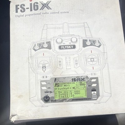 FlySky FS-i6X 2.4GHz AFHDS 2A Console RC Transmitter w/ FS-iA6B Receiver