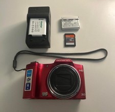 Olympus SZ-11 - 14MP Digital Camera With Battery, Charger, 16GB SD Card