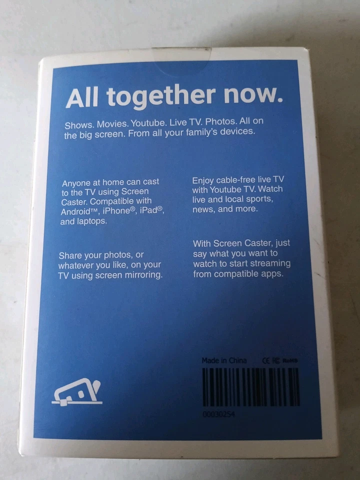 TV Buddy Screen Caster ~ Stream 1080p to TV with Android iPhone iPad Laptops NEW - Image 4 of 4