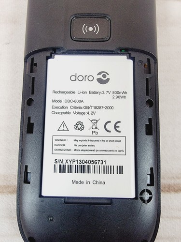 Doro PhoneEasy 506 - Black Cellular Phone Tested Needs Sim Card - Picture 8 of 14