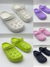 Crocs sandals Adults Womens slippers flower Classic Cayman Lightweight Clogs
