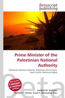 Lambert M. Surhone (U. A.) | Prime Minister Of The Palestinian National...
