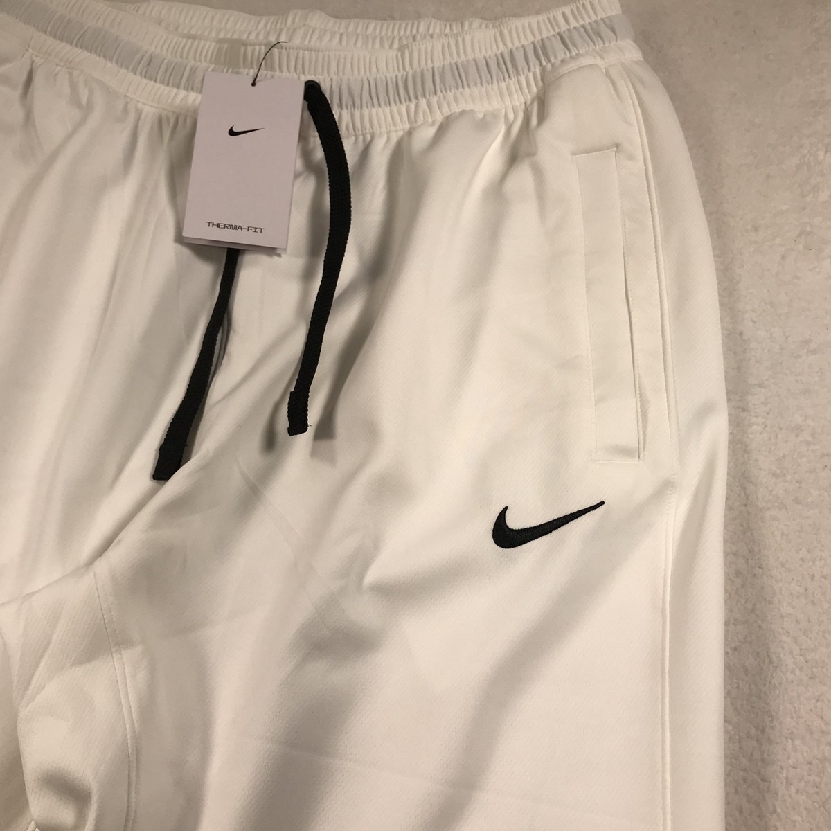 Titan Mercury Wrestling Club Pants Mens Large Cream Nike Jogger