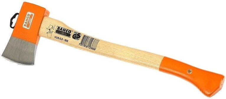 Hachette multi-usage Bahco HUS-0.8-500 pour fendre le bois sans fatigue musculaire