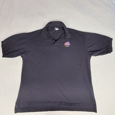 Vintage 90s Planet Hollywood Chicago Polo USA Made Men’s XL Faded Black
