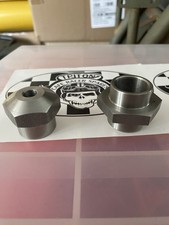NORTON FEATHERBED STAINLESS CROWN NUT WITH DAMPER HOLE