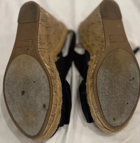 Madden Girl Elivia Sling Back Peep Toe Cork Wedge Women’s shoes size 8 - Picture 6 of 6