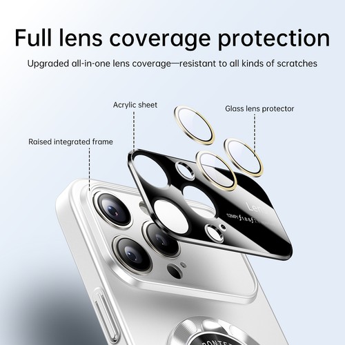 For iPhone 17 Pro Max/17 Air/16 15 14 13 12 Mag Safe Stand Case Glass Lens Cover - Picture 35 of 79