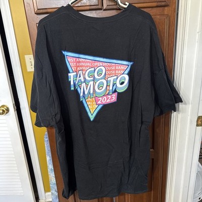 Taco Moto 2023 Black Men s Tshirt Size 3X