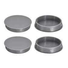 4Pcs 50mm 2" Flush Type Panel Round Snap in Fastener Gray