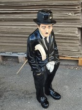 Charly Chaplin Gartenfigur Statuette Gartendekoration Figur + Spazierstock