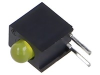 2X H131CYD-120 Led Im GehäUse 3 Mm Anz.Dioden: 1 Gelb 20Ma Linse: Diffus 40° Biv