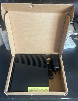 ARRIS NVG468MQ 4 Ports Frontier Router - Black. All instructions. Cords