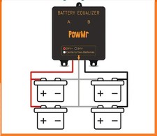 24V Battery Balancer Equalizer Protection batteries 12V Equalizer Lead Battery
