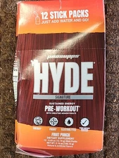 Hyde Signature Pre Workout Drink Mix- Performance, Energy & Endurance Fruit Punc