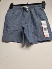 New Wonder Nation Boy Pull on Shorts Chambray School Comfort sizes S 6-7  5