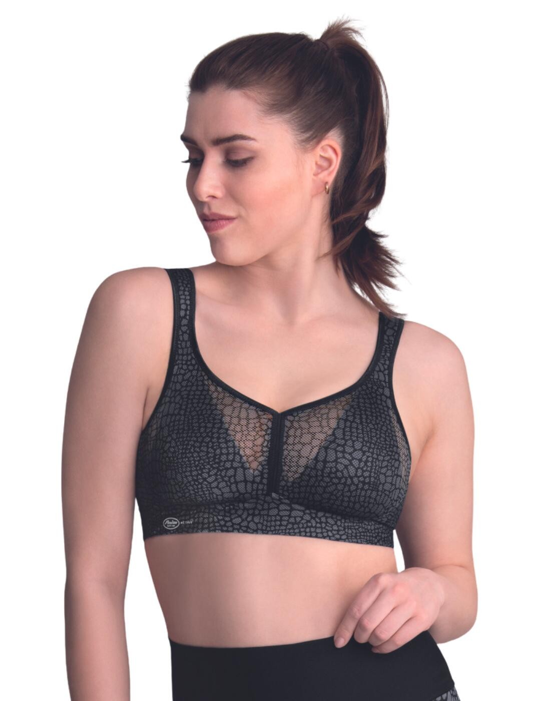 34A Anita Active Air Control Delta Sports Bra Wireless Padded Sportswear 5544