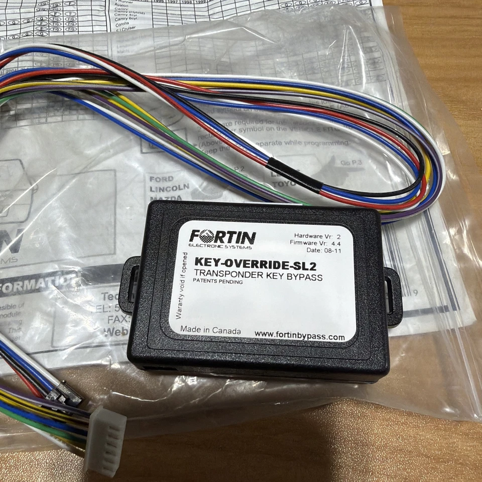 Fortin Key-Override-SL2 Transporter Key Bypass - Image 2 of 4