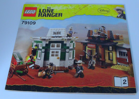 Lego The Lone Ranger Manuals 79108,79106,79111,79109,79107, and 79110