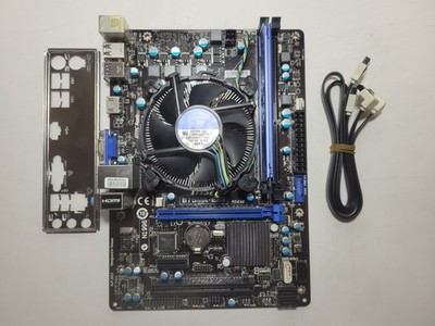 MSI B75A-G43 Motherboard Core i5-3570, 4GB RAM, IO Shield #1345