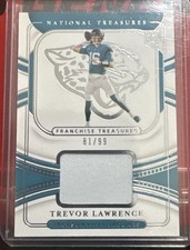 2021 Panini National Treasures Franchise 81/99 Trevor Lawrence #FT-TL Rookie RC