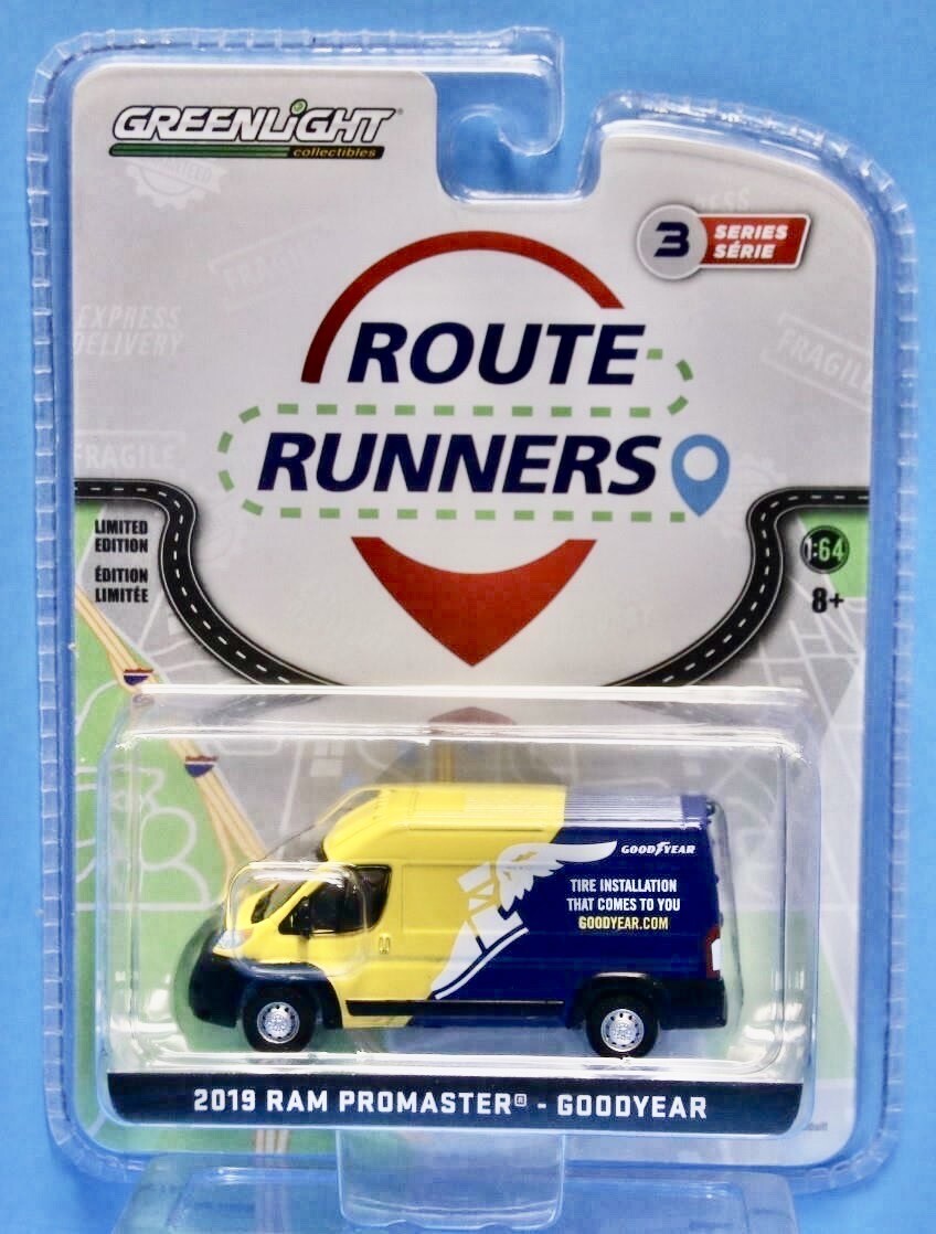 Greenlight 1:64 Route Runners Series 3 2019 Ram ProMaster