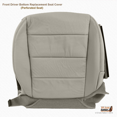 For 2007 2008 Acura Tl Type S Driver Bottom Gray Perforated Leather Seat Cover - 2008 Acura Tl Type S Seat Covers For 2007 2008 Acura Tl Type S Driver Bottom Gray Perforated Leather Seat Cover - 2008 Acura Tl Type S Seat Covers