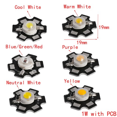 10Pcs COB LED Light 1W 3W 5W 7W Chip With High Power Beads White Light Warm Whit - Picture 18 of 24