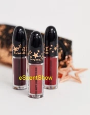 MAC LUCKY STARS RETRO MATTE KIT RED HIGH DRAMA DANCE WITH ME PARTY THE NIB 