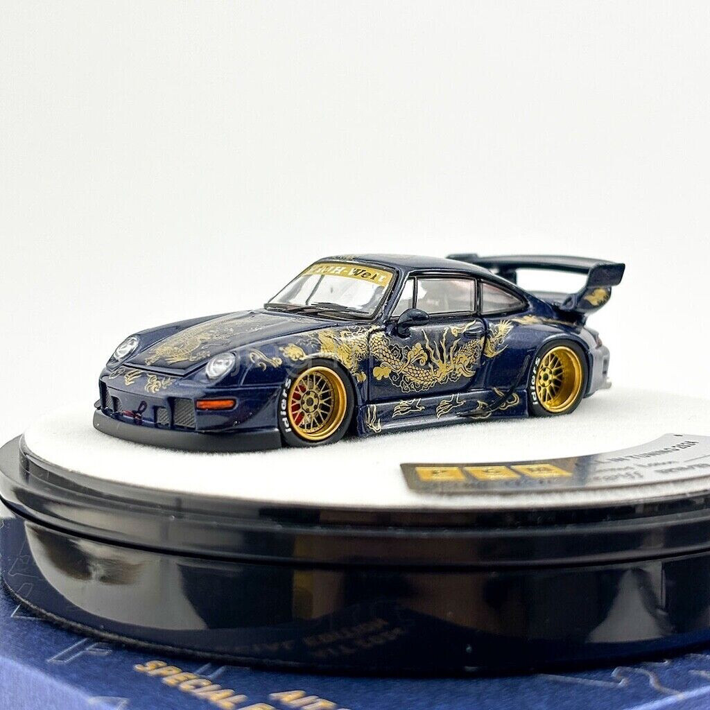 PGM 1:64 Scale Navy Blue Dragon RWB 993 Classic Sports
