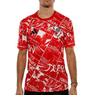 River Plate Pre-Match Training 2025 Shirt Jersey Official Adidas