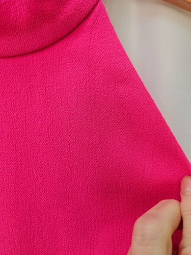 Sexy crepé Trina Turk rosa halter cuello Wanderlust usado EE. UU. 6 por encima de la rodilla - Imagen 7 de 19
