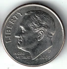 USA - 2009P - Dime - Roosevelt - Super Rare, Key Date - #18648