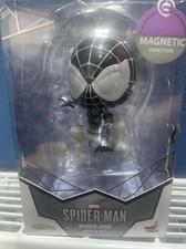 Hot Toys Cosbaby Marvel Spider-Man Figure Spiderman Negative Suit Magnetic