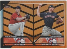 2023 Topps Update US45 Tim Herrin Michael Kelly Orange Black RC Guardians