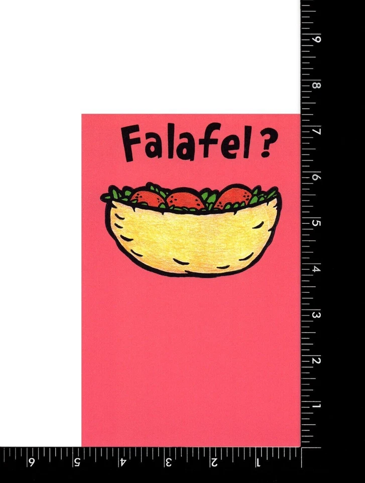 Funny GET WELL Card, Falafel Feel Better Food Pun Joke — American Greetings +✉ - Image 3 of 4