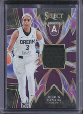 2024 Panini Select WNBA #33 Jordin Canada Sparks Jersey Relic Purple #/49 RG12